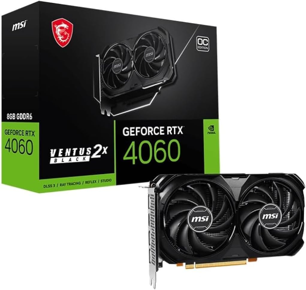 Graphics Card - MSI GeForce RTX 4060 VENTUS 8GB OC